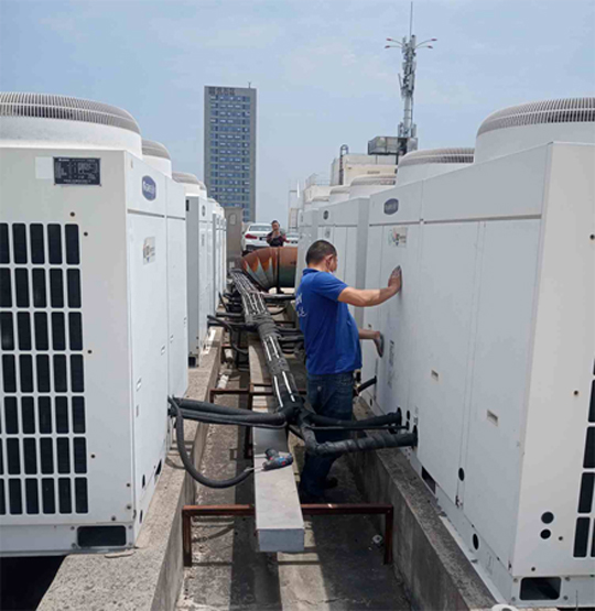 滨州市中央空调制热和不制冷系统维修方法